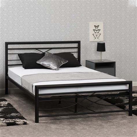 steel box type bed|metal bed frames uk.